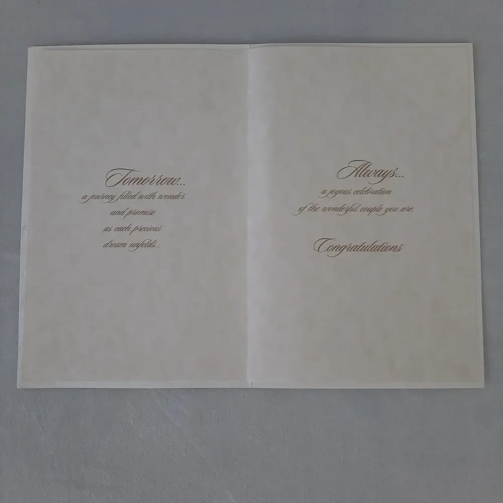 Paramount Greeting Cards Second Marriage Congrats 6 Cards/6 Envelopes